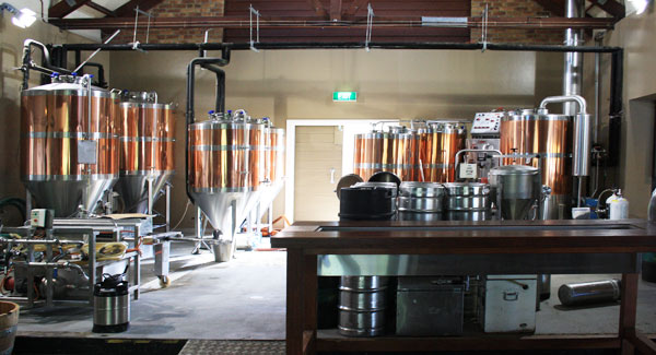 Inside Potters Brewery